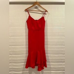 Red banana republic dress